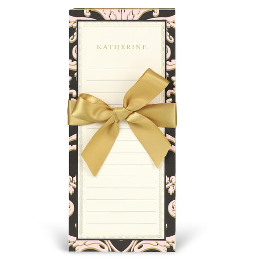 Black and Gold List Notepad Set